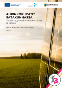 Aurinkopuistot Satakunnassa Kostina Nordlund SAMK 2025
